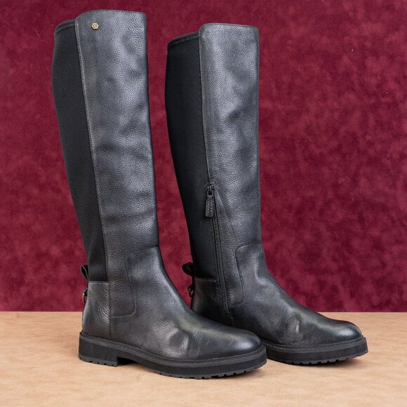 Cole Haan Women Greenwich Grand OS Black Leather Elastic...